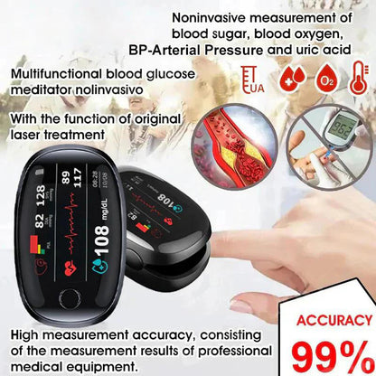 🔥Final 1 Hours : Only Limited Stock Left🏆GluCent™ Non-Invasive Blood Glucose Meter 99.9% Accuracy （Mayo Clinic Recommended）