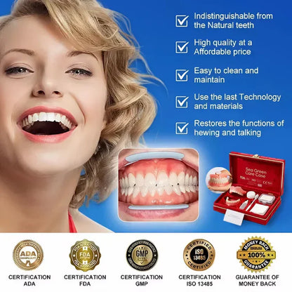 🎁🌎Ends Today: 48% OFF! ⏰KLENIMORE™ Medical Full Denture with Strong Suctiond🦷Obtain American Dental Association (ADA) Certification