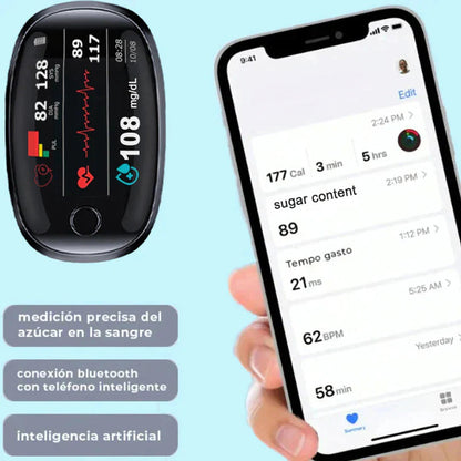 🔥Final 1 Hours : Only Limited Stock Left🏆GluCent™ Non-Invasive Blood Glucose Meter 99.9% Accuracy （Mayo Clinic Recommended）