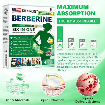 Official Store🌟| KLENIMORE® 𝑩𝒆𝒓𝑏𝘦𝘳𝑖𝗇𝒆 6-𝗶𝙣-𝟏 𝑁𝑎𝑛𝑜 𝘔𝘪𝘤𝘳𝘰𝘯𝘦𝘦𝘥𝘭𝘦 𝖯𝚊𝗍𝖼𝗁 |✅𝘉𝘢𝘤𝘬𝘦𝘥 𝘣𝘺 𝘴𝘤𝘪𝘦𝘯𝘤𝘦 | 𝟨-𝗂𝗇-𝟣 𝖿𝗈𝗋𝗆𝗎𝗅𝖺 | 𝑅𝑒𝑠𝑢𝑙𝑡𝑠 𝑖𝑛 7 𝑑𝑎𝑦𝑠 🏅