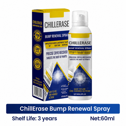 Chillerase Bump Renewal Spray: Safe, Fast Cryotherapy Wart Removal At Home