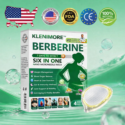 Official Store🌟| KLENIMORE® 𝑩𝒆𝒓𝑏𝘦𝘳𝑖𝗇𝒆 6-𝗶𝙣-𝟏 𝑁𝑎𝑛𝑜 𝘔𝘪𝘤𝘳𝘰𝘯𝘦𝘦𝘥𝘭𝘦 𝖯𝚊𝗍𝖼𝗁 |✅𝘉𝘢𝘤𝘬𝘦𝘥 𝘣𝘺 𝘴𝘤𝘪𝘦𝘯𝘤𝘦 | 𝟨-𝗂𝗇-𝟣 𝖿𝗈𝗋𝗆𝗎𝗅𝖺 | 𝑅𝑒𝑠𝑢𝑙𝑡𝑠 𝑖𝑛 7 𝑑𝑎𝑦𝑠 🏅