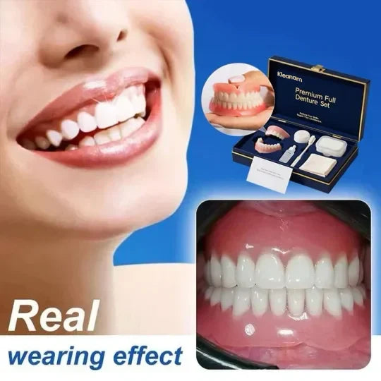 ⏰Ends Today: 40% OFF! 🌎KLENIMORE™ Custom-Fit  Dentures— Designed for Comfort and a Natural-Looking Smile