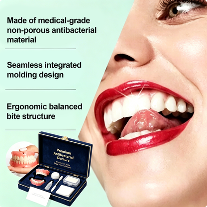 ⏰Ends Today: 64% OFF! 🌎KLENIMORE™ Medical Full Denture with Strong Suctiond🦷Obtain American Dental Association (ADA) Certification