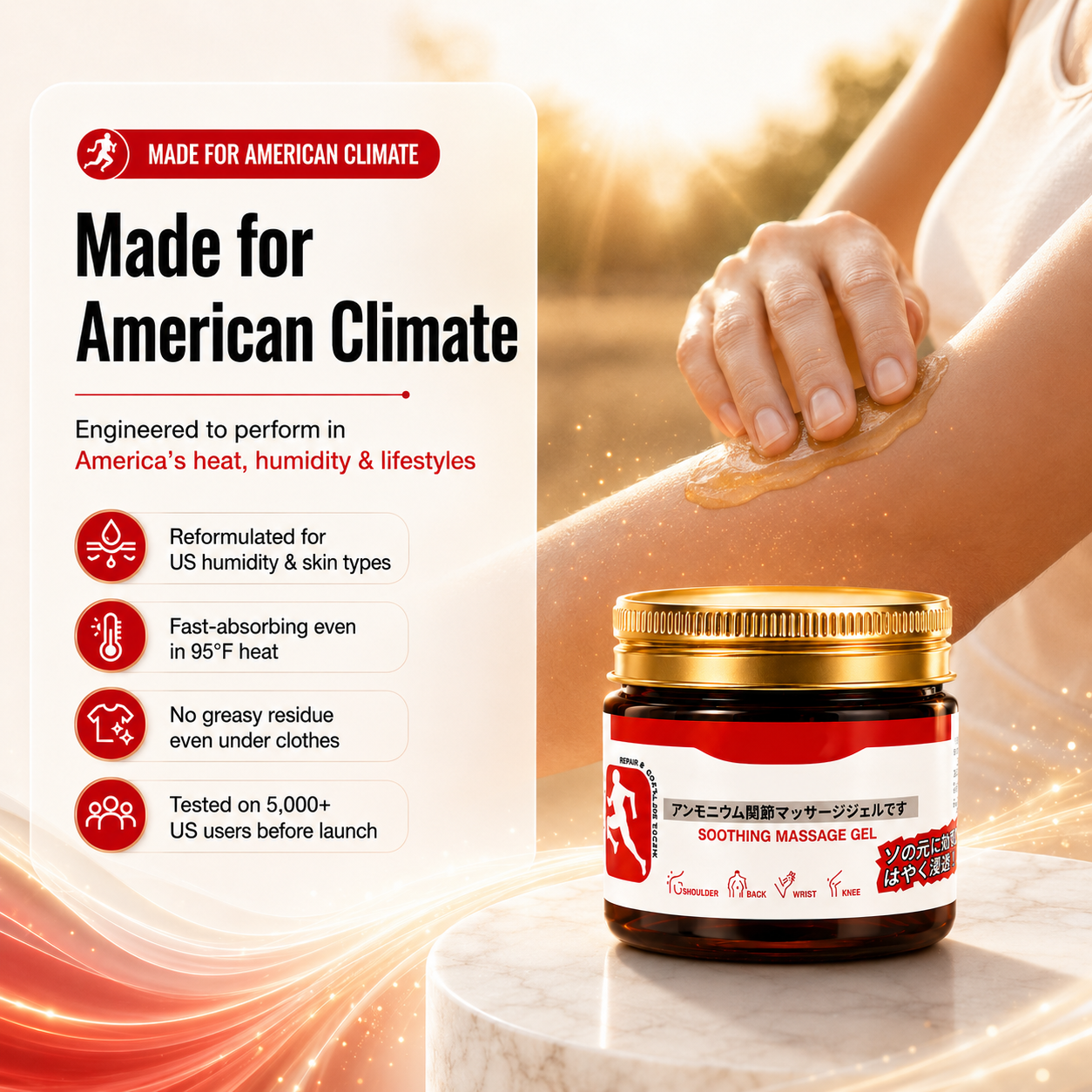 Suffering From Joint Pain, Stiff Shoulders, Knee Discomfort & Muscle Aches? Get Instant, Natural Relief & Healing with Our Soothing Massage Gel