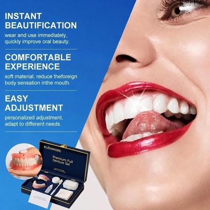 ⏰Ends Today: 40% OFF! 🌎KLENIMORE™ Custom-Fit  Dentures— Designed for Comfort and a Natural-Looking Smile