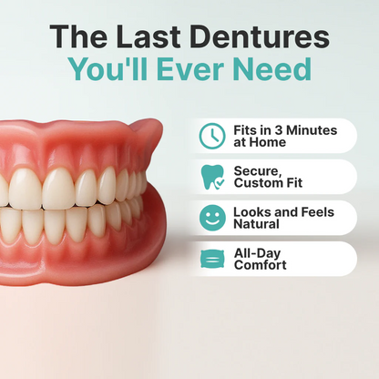 ⏰Ends Today: 40% OFF! 🌎KLENIMORE™ Custom-Fit  Dentures— Designed for Comfort and a Natural-Looking Smile